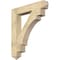 Ekena Millwork Merced Arts & Crafts Rough Sawn Bracket, Douglas Fir, 6"W x 38"D x 44"H BKT06X38X44MRC03RDF - alternate 1